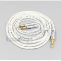 2.5mm 4.4mm XLR 3.5mm 8 Core Silver Plated OCC Earphone Cable For Onkyo A800 Headphone