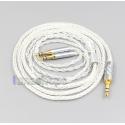 2.5mm 4.4mm XLR 8 Core Silver Plated OCC Earphone Cable For Denon AH-D7200 AH-D5200 AH-D9200 3.5mm Headphone pin