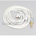 3.5mm 2.5mm 4.4mm XLR 8 Core Silver Plated OCC Earphone Cable For UE Live UE6Pro Lighting SUPERBAX IPX