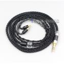 3.5mm 2.5mm 4.4mm XLR 8 Core Silver Plated OCC Black Earphone Cable For Sennheiser IE40 Pro