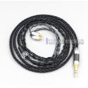 8 Core Silver Plated Black Earphone Cable For Audio Technica ath-ls400 ls300 ls200 ls70 ls50 e40 e50 e70 312A