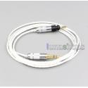 Hi-Res Silver Plated 7N OCC Earphone Cable For Shure SRH840 SRH940 SRH440 SRH750DJ Philips SHP9000 SHP8900