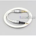 XLR 4.4mm 2.5mm Hi-Res Silver Plated 7N OCC Earphone Cable For Sennheiser HD6 HD7 HD8 MIX DJ HD595