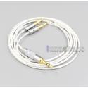 XLR 2.5mm 4.4mm Hi-Res Silver Plated 7N OCC Earphone Cable For Oppo PM-1 PM-2 Planar Magnetic Headphone