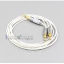 Hi-Res Silver Plated 7N OCC Earphone Cable For Hifiman HE560 HE-350 HE1000 V2 Headphone 2.5mm pin