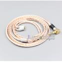 3.5mm 2.5mm 4.4mm XLR 16 Core Silver Plated OCC Mixed Earphone Cable For UE Live UE6Pro Lighting SUPERBAX IPX