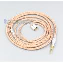 2.5mm 3.5mm XLR Balanced 16 Core 99% 7N  OCC Earphone Cable For UE Live UE6Pro Lighting SUPERBAX IPX