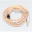 2.5mm 4.4mm 3.5mm XLR 16 Core 99% 7N  OCC Earphone Cable For Etymotic ER4B ER4PT ER4S ER6I ER4 2pin