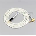 4.4mm XLR 2.5mm 99% Pure Silver 8 Core Earphone Cable For Audio Technica ATH-M50x ATH-M40x ATH-M70X