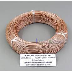 Silver Plated 7N OCC Copper Speaker Wire – 10M, HiFi DIY, Made In Japan