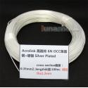 100m Acrolink Silver Plated 6N OCC Signal Wire Cable 0.35mm2 Dia:1.2mm For DIY 