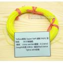 Yellow 100m 30AWG Pailic Silver Plated + 5n OCC Signal Wire Cable 7/0.1mm2 Dia:0.65mm For DIY Hifi