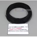 Black 200m 26AWG 99.9% Acrolink Pure Silver +7N OCC Signal Wire Cable 65/0.05mm2 Dia:0.82mm For DIY 