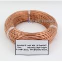 100m Acrolink 28 cores Pure 7N OCC Signal  Wire Cable 0.5mm2 0.15mm*28 Dia:1.5mm For DIY Hifi 