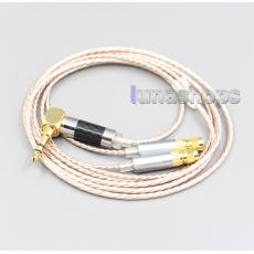 Hi-Res Brown XLR 3.5mm 2.5mm 4.4mm Earphone Cable For HiFiMan HE400 HE5 HE6 HE300 HE4 HE500 HE6