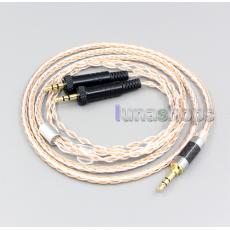 XLR 6.5mm 4.4mm 2.5mm 800 Wires Silver + OCC Headphone Cable For Sony MDR-Z1R MDR-Z7 MDR-Z7M2 With Screw To Fix