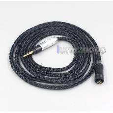 16 Core Black OCC Awesome All In 1 Plug Earphone Cable For Sennheiser Urbanite XL On/Over Ear Headphones