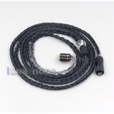 16 Core Black OCC Awesome All In 1 Plug Earphone Cable For 0.78mm Flat Step JH Audio JH16 Pro JH11 Pro 5 6 7 BA Custom