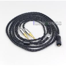 16 Core Black OCC Awesome All In 1 Plug Earphone Cable For Hifiman HE560 HE-350 HE1000 V2 Headphone 2.5mm pin