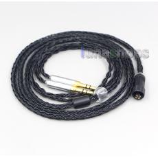 16 Core Black OCC Awesome All In 1 Plug Earphone Cable For Hifiman Sundara Ananda HE1000se HE6se DEVA he400se Arya He-35