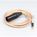 XLR 3 4 Pole 6.5mm 16 Core 99% 7N OCC Headphone Cable For Sennheiser Momentum 1.0 2.0 On-Ear 