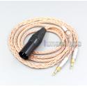 XLR 3 4 Pole 6.5mm 16 Core 99% 7N OCC Headphone Cable For Sennheiser HD700 Earphone