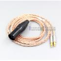 XLR 3 4 Pole 6.5mm 16 Core 7N OCC Headphone Cable For Audio Technica ATH-ADX5000 MSR7b 770H 990H ESW950 SR9 ES750 ESW990