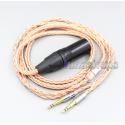 XLR 3 4 Pole 6.5mm 16 Core 7N OCC Headphone Cable For Hifiman HE560 HE-350 HE1000 V2 Headphone 2.5mm pin