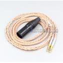 XLR 3 4 Pole 6.5mm 16 Core 7N OCC Headphone Cable For Beyerdynamic T1 T5P II AMIRON HOME 3.5mm Pin