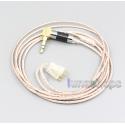 Hi-Res Brown XLR 3.5mm 2.5mm 4.4mm Earphone Cable For Fitear To Go! 334 private c435 mh334 Jaben 111(F111) MH333 223 22