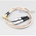 Hi-Res Brown XLR 3.5mm 2.5mm 4.4mm Earphone Cable For Focal Utopia Fidelity Circumaural Headphone