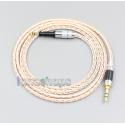 XLR 6.5mm 4.4mm 2.5mm 800 Wires Silver + OCC Alloy Earphone Headphone Cable For Sennheiser HD6 HD7 HD8 MIX DJ HD595 