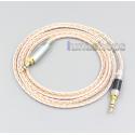 XLR 6.5mm 4.4mm 2.5mm 800 Wires Silver + OCC Headphone Cable For Audio-Technica ATH-pro500mk2 PRO700MK2 PRO5V M50 M50RD