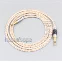 XLR 6.5mm 4.4mm 2.5mm 800 Wires Silver + OCC Headphone Cable For Denon AH-D340 D320 NC800 NC732 NCW500 AKG Y40 Y50 K545 
