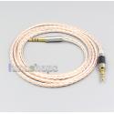 XLR 6.5mm 4.4mm 800 Wires Silver + OCC Headphone Cable For Denon AH-mm400 AH-mm300 AH-mm200 Beats solo2 solo3 SHP9500