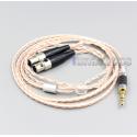 XLR 6.5mm 4.4mm 2.5mm 800 Wires Silver + OCC Headphone Cable For Audeze LCD-3 LCD-2 LCD-X LCD-XC LCD-4z LCD-MX4 LCD-GX