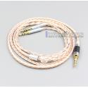 XLR 6.5mm 4.4mm 2.5mm 800 Wires Silver + OCC Headphone Cable For Denon AH-D7200 AH-D5200 AH-D9200 3.5mm Headphone pin