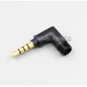 3.5mm 4 Pole Balanced plug Fit For Original Awesome Female DIY Repair Replacement Adater  
