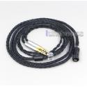 16 Core Black OCC Awesome All In 1 Plug Earphone Cable For Denon AH-D7200 AH-D5200 AH-D9200 3.5mm Headphone pin