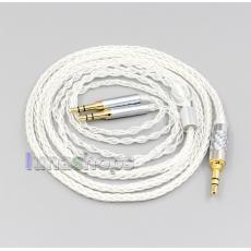8 Core Silver Plated OCC Earphone Cable For Focal Clear Elear Elex Elegia Stellia Celestee Radiance