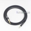 1.2m Full Black OFC Copper Wire Earphone Headphone Cable For Sennheiser HD6 HD7 HD8 MIX DJ HD595