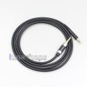 1.2m Full Black OFC Copper Wire Earphone Headphone Cable For Audio Technica ATH-M50x ATH-M40x ATH-M60x ATH-M70X