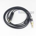 1.2m Full Black OFC Copper Wire Earphone Headphone Cable For Audio-Technica ATH-R70X ATH-R70XA