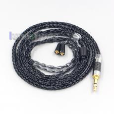 8 Core Silver Plated Black Earphone Cable For Westone W40 W50 W60 UM10 UM20 UM30 UM40 UM50 Pro