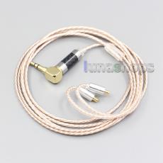 Hi-Res Brown XLR 3.5mm 2.5mm 4.4mm Earphone Cable For Acoustune HS 1695Ti 1655CU 1695Ti 1670SS