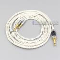 16 Core OCC Silver Plated Headphone Cable For Hifiman HE560 HE-350 HE1000 V2 Headphone 2.5mm pin