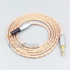 Silver Plated OCC Shielding Coaxial Earphone Cable For Audio Technica ATH-M50x ATH-M40x ATH-M70x Headphone Headset