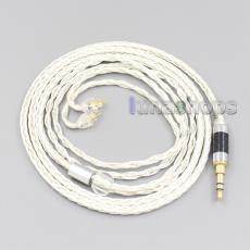 16 Core OCC Silver Plated Earphone Cable For AUDEZE iSINE 10 20 LX LCDi3 LCDi4