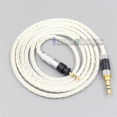 16 Core OCC Silver Plated Headphone Earphone Cable For Shure SRH840 SRH940 SRH440 SRH750DJ Philips SHP9000 SHP8900