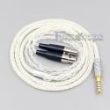 99% Pure Silver 8 Core 2.5mm 4.4mm 3.5mm XLR Headphone Earphone Cable For Audeze LCD-3 LCD-2 LCD-X LCD-XC LCD-4z LCD-MX4